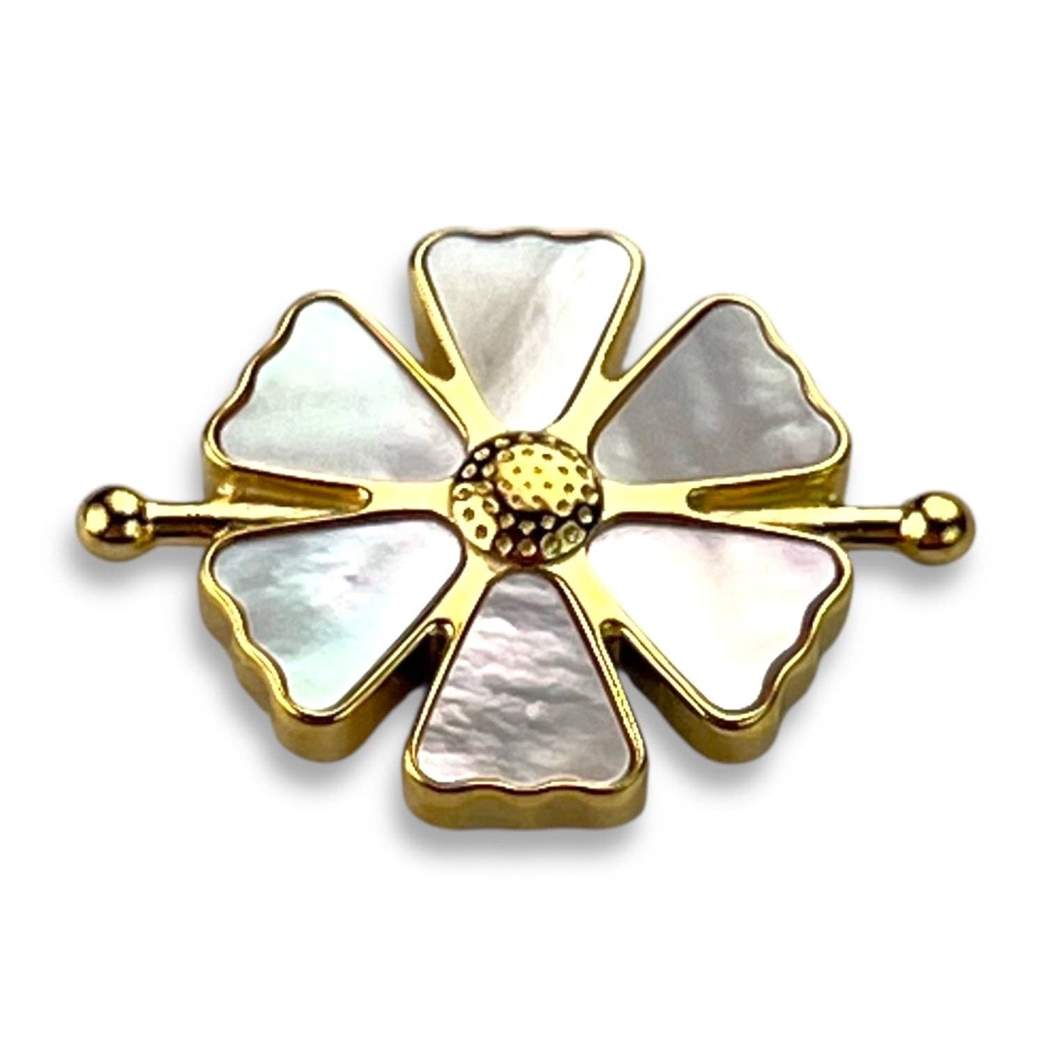 Mother of Pearl Crystal Flower Element
