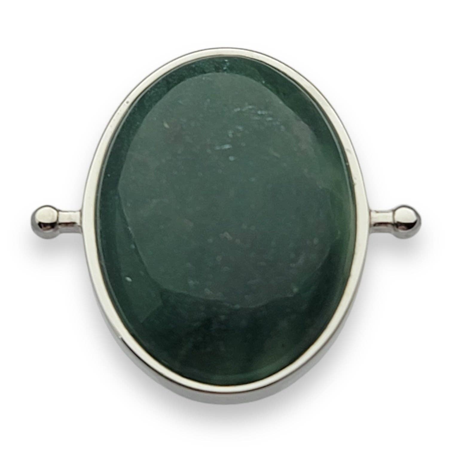 CONQUERing - African Jade Oval Crystal Element