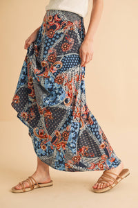 BOHO PRINT SKIRT