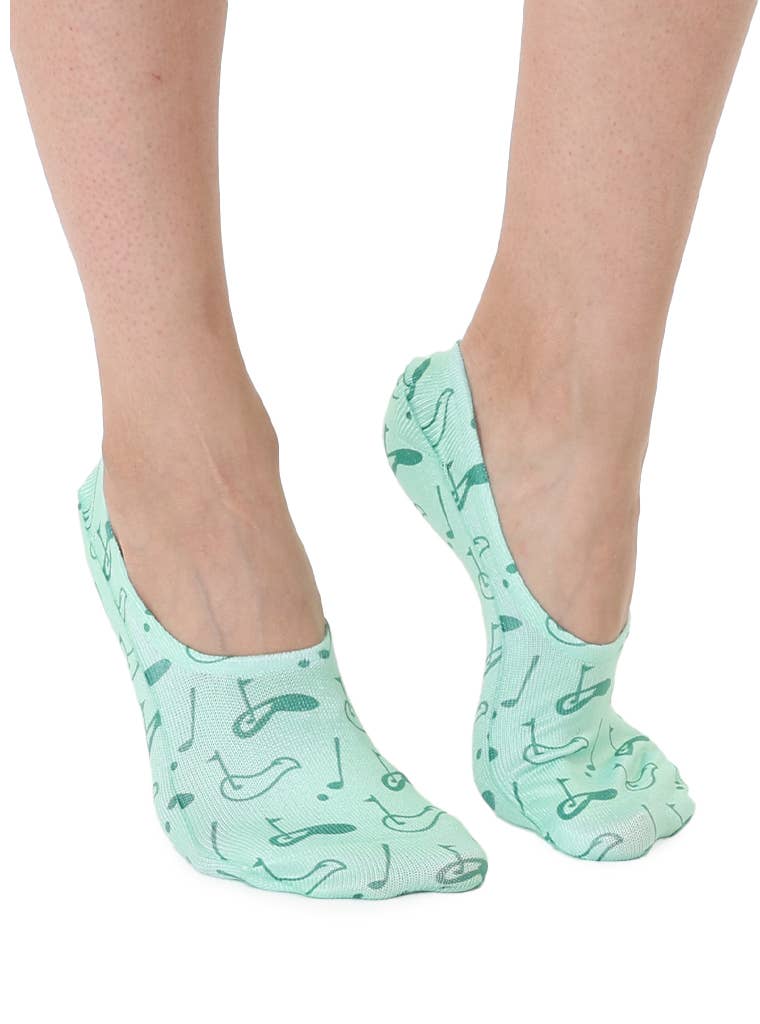 No-Show Liner Socks - Golf Course Holes