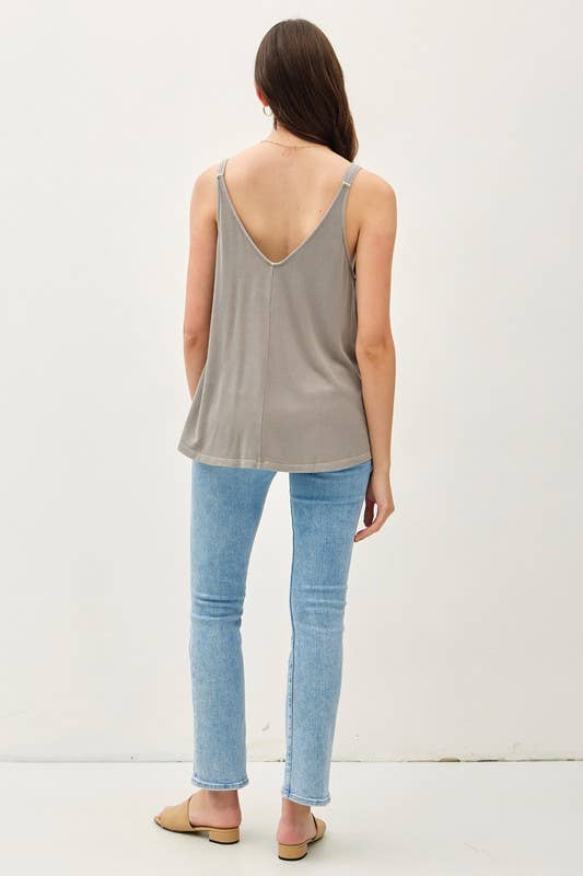Be Cool - FLOWY V-NECK TANK