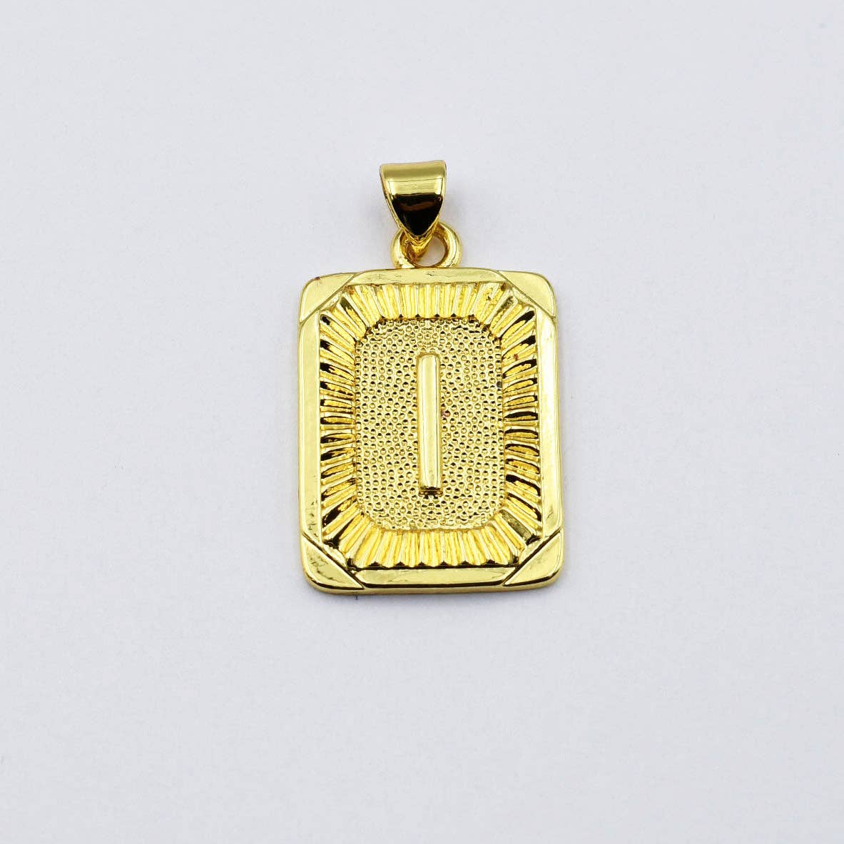 Medallion Initial Charm