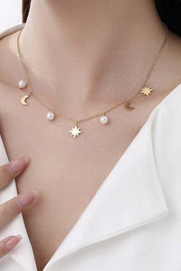 TITANIUM  STEEL TARNISH FREE WATERPROOF NECKLACE