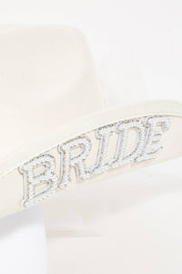 Bride Veil Cowboy Hat