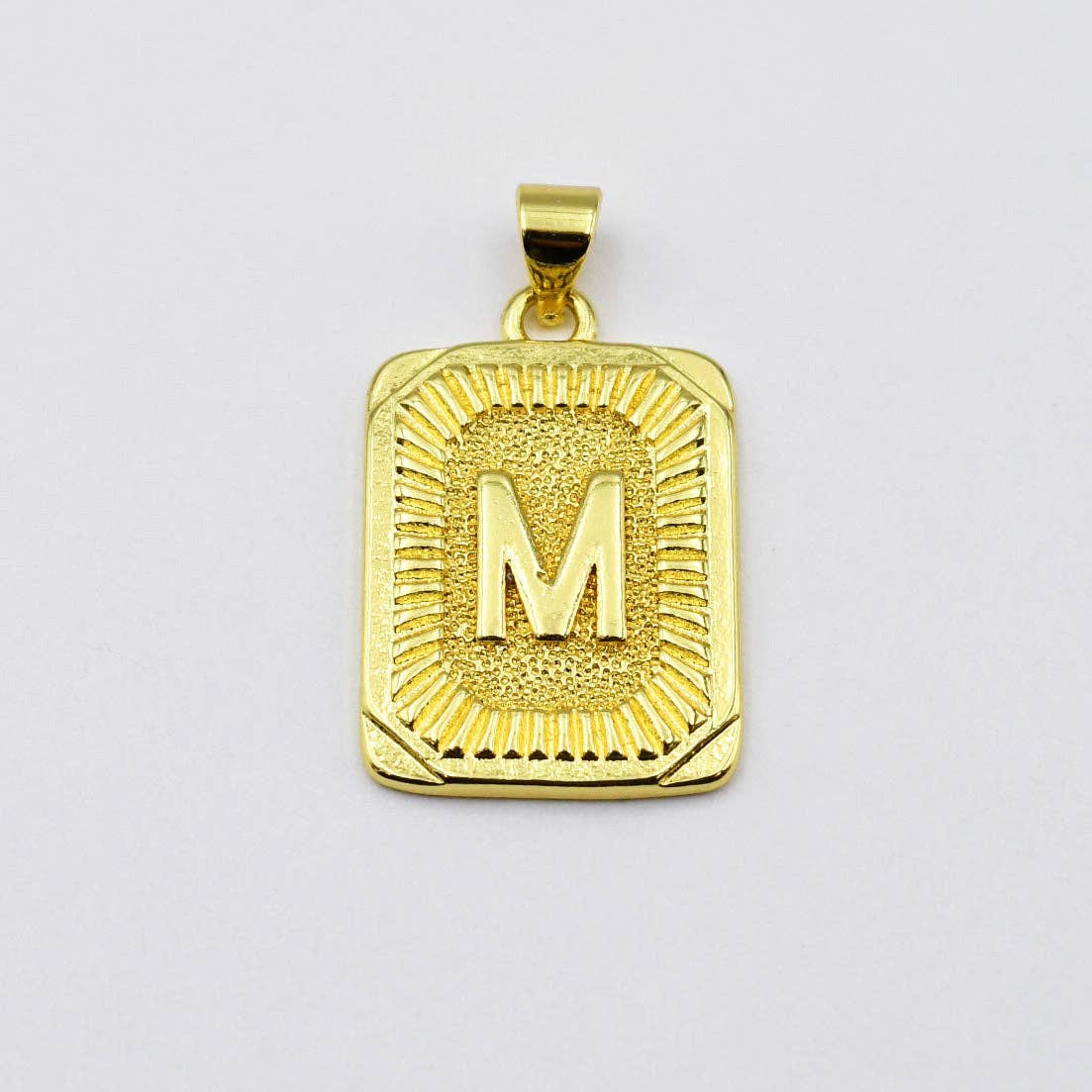 Medallion Initial Charm