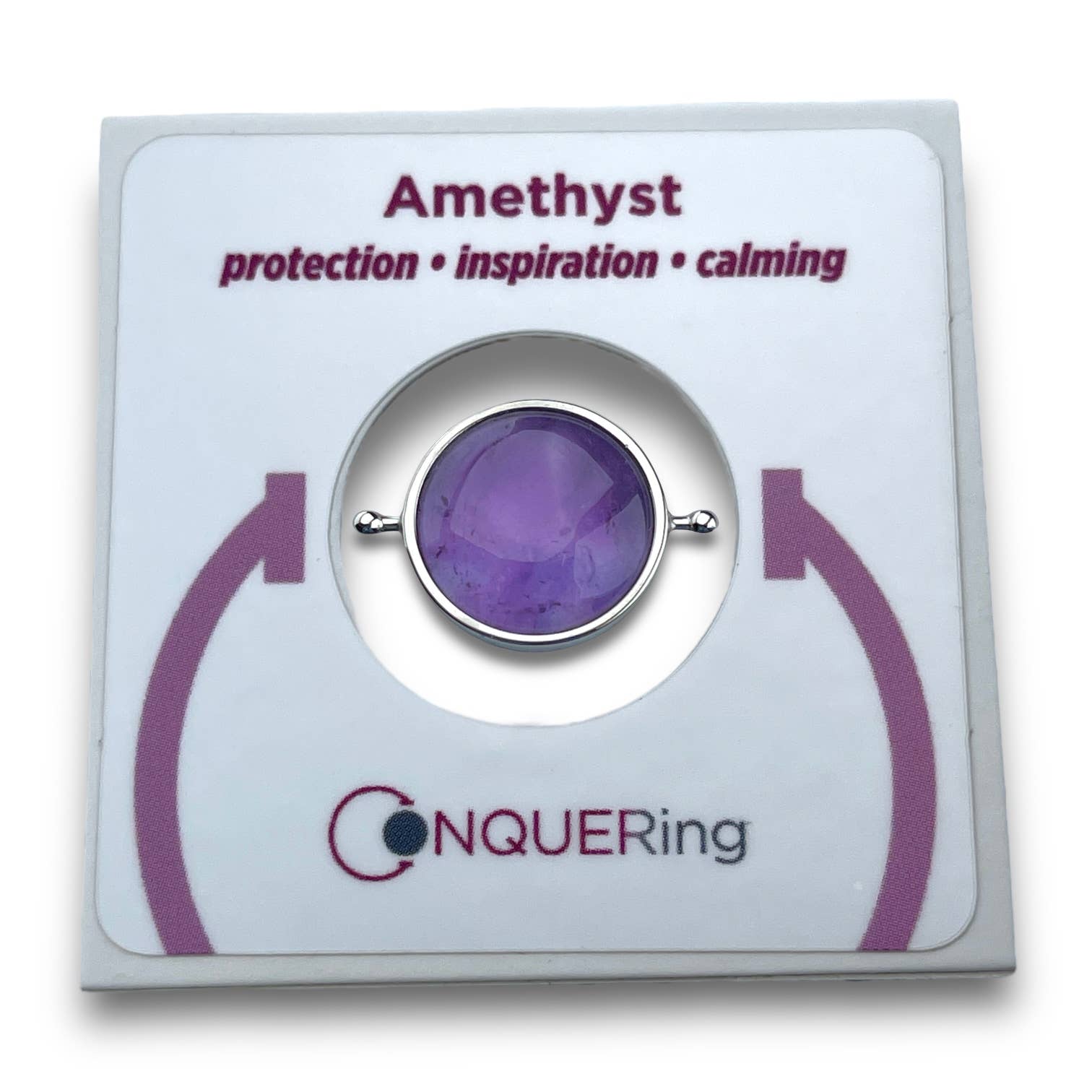 CONQUERing - Amethyst Crystal Spinner