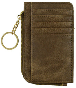 Small But Big Faux Leather Card Holder Wallet