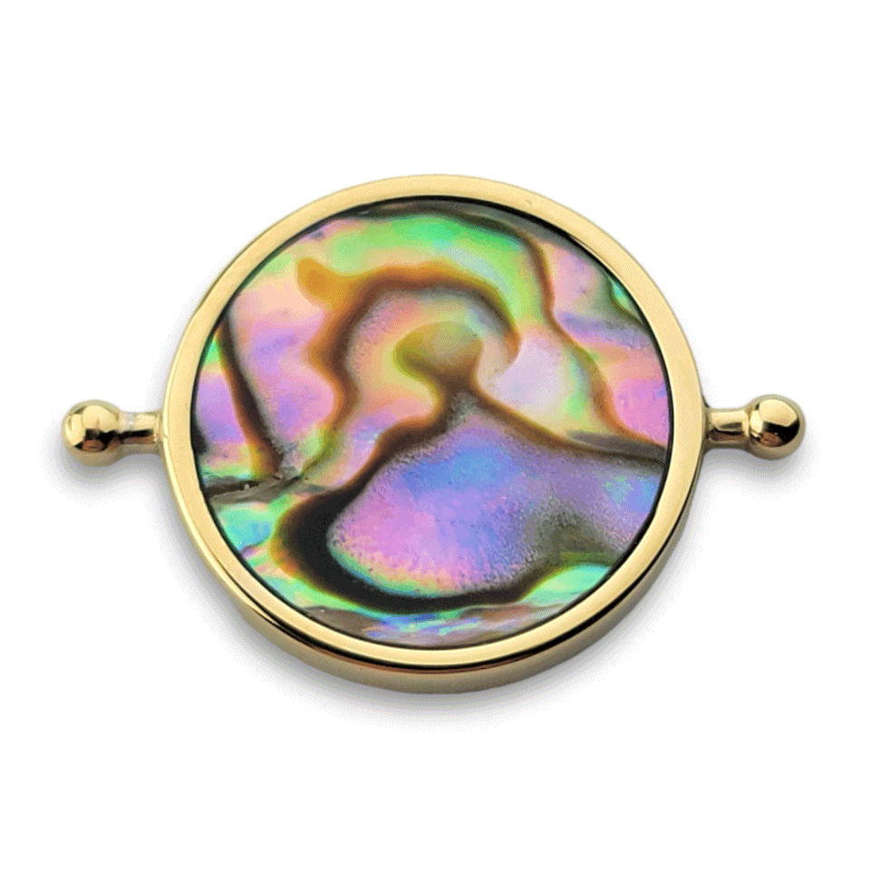CONQUERing - Abalone Shell Round Crystal Element