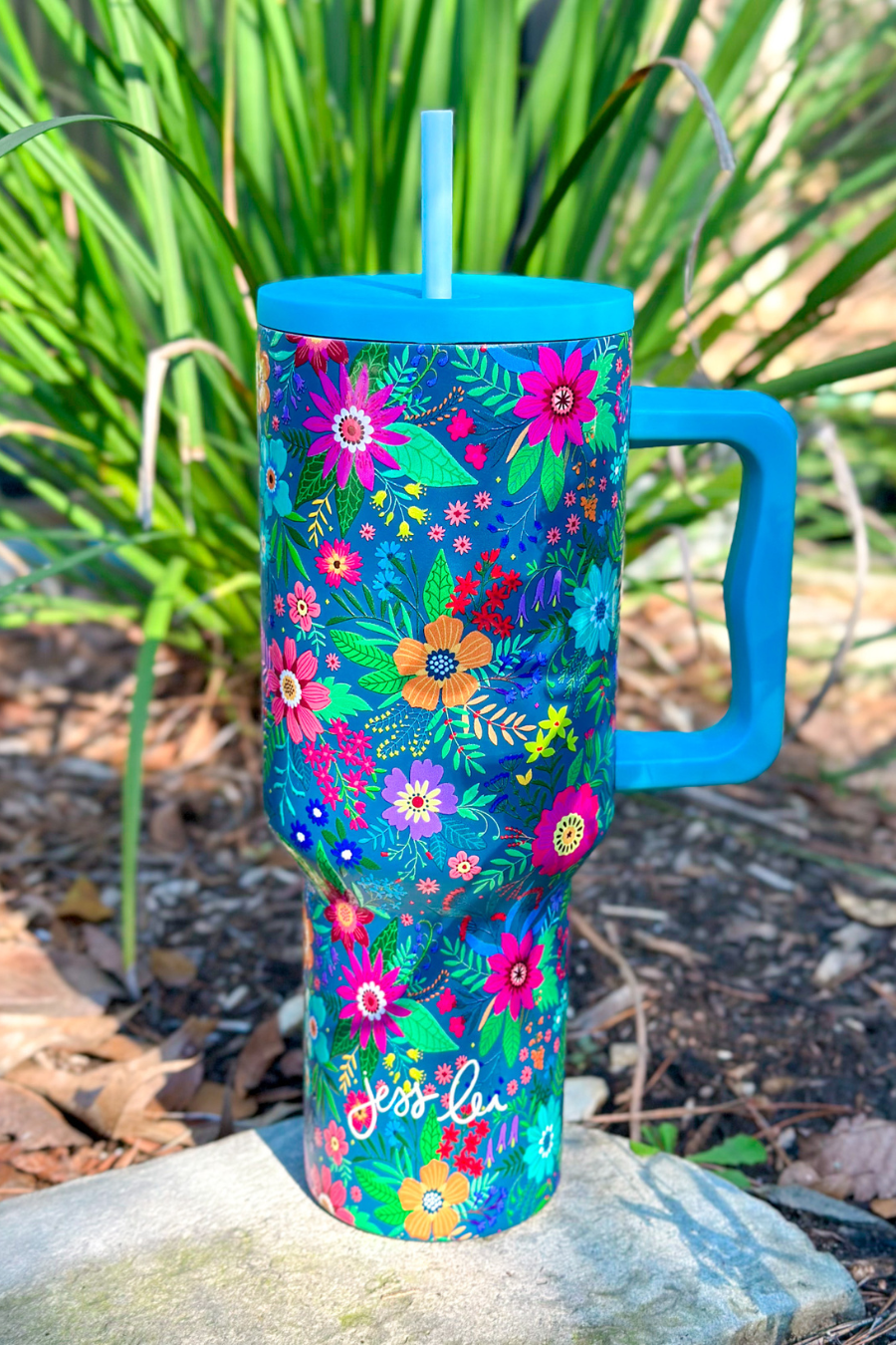 Jess Lea - Mystic Fields Floral Tumbler