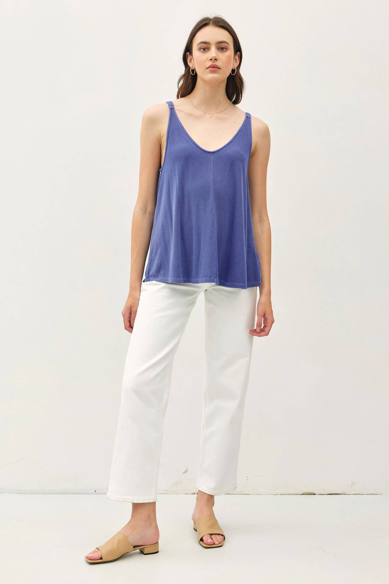 Be Cool - FLOWY V-NECK TANK