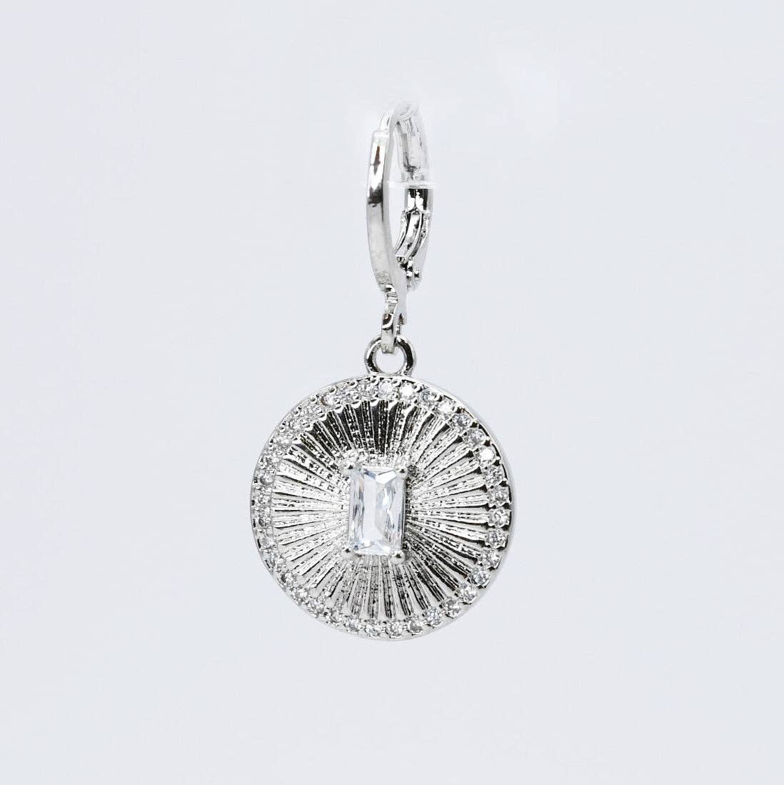 Disco Glam Charm Silver