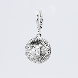 Disco Glam Charm Silver