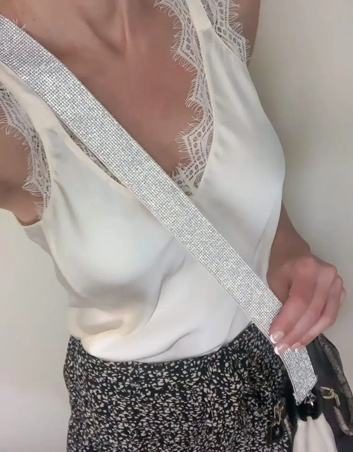 Sparkling Rhinestone Strap