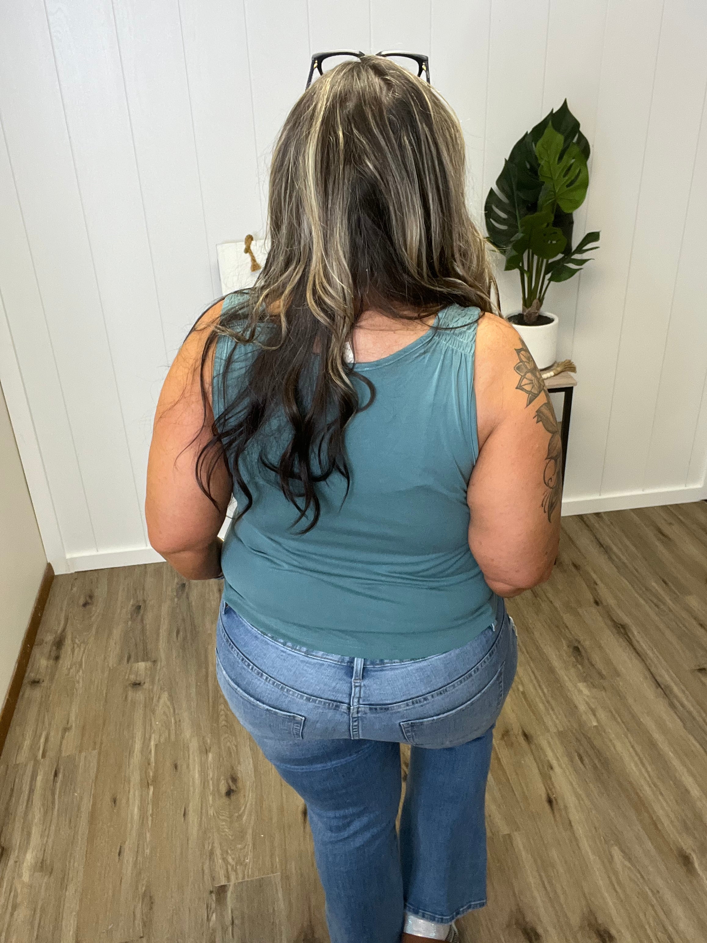 MYSTREE MODAL SMOCKED TANK