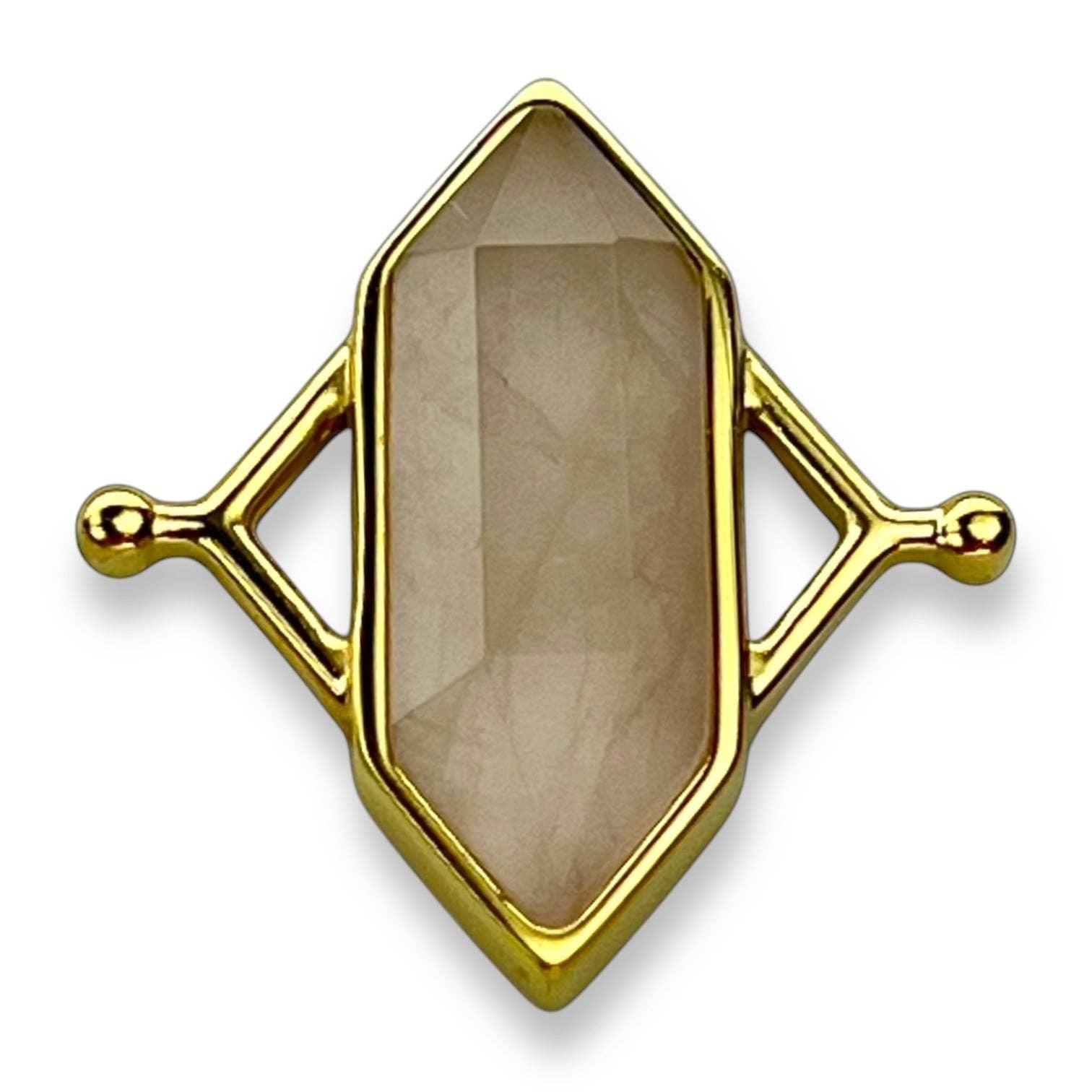 CONQUERing - Rose Quartz TwinPoint™ Crystal Element
