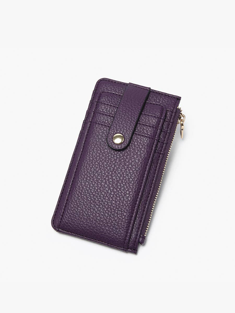 Mae Multi-Card Wallet w/ Strap Snap Closure