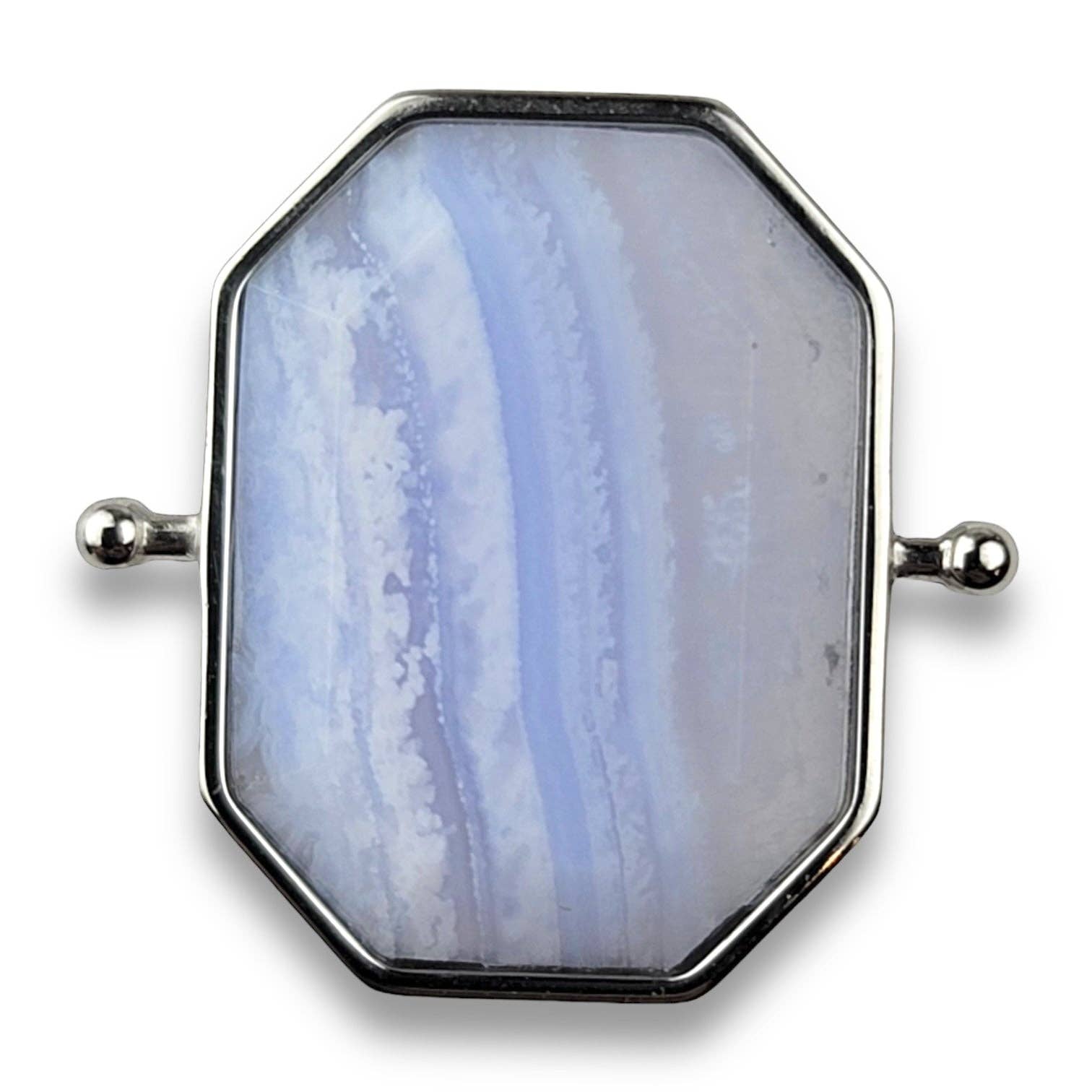 CONQUERing - Blue Lace Agate Octangle Crystal Element