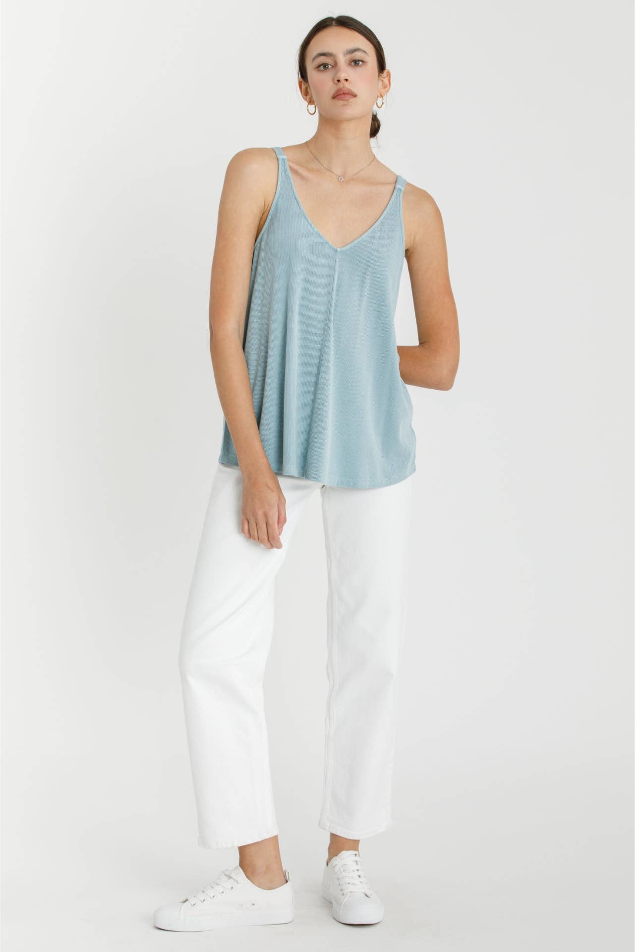 Be Cool - FLOWY V-NECK TANK