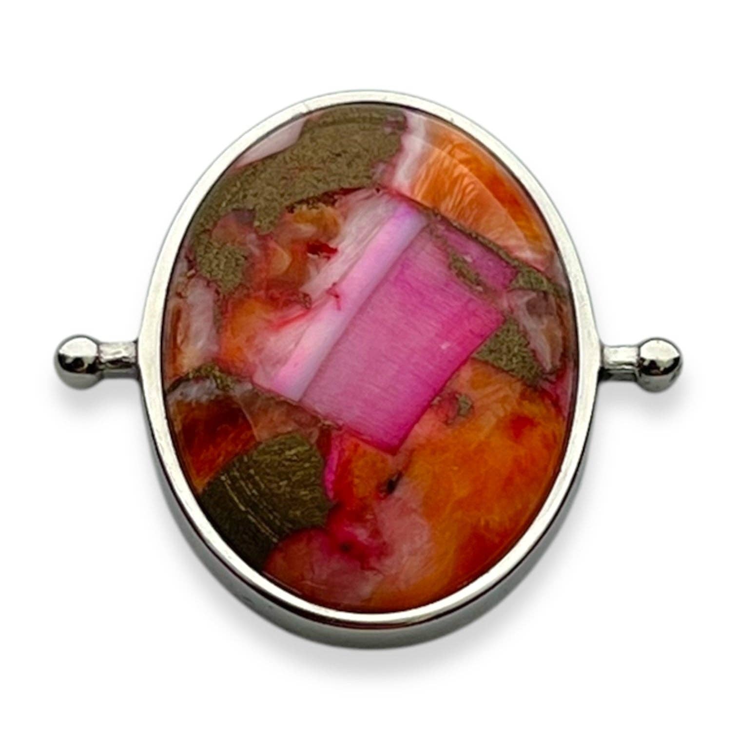 "Oriental Poppies" Mosaic Stone Element