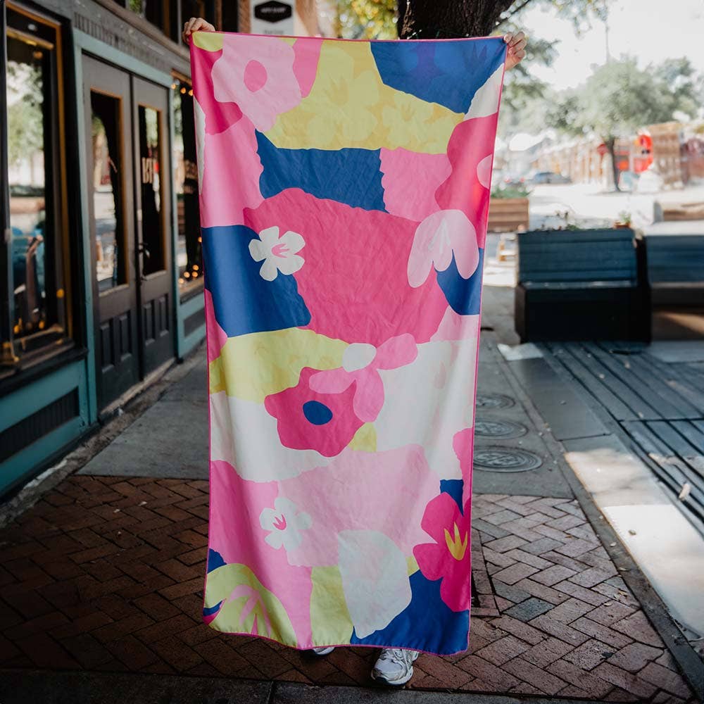 Katydid - Abstract Flowers Micro Fiber Quick Dry Towels