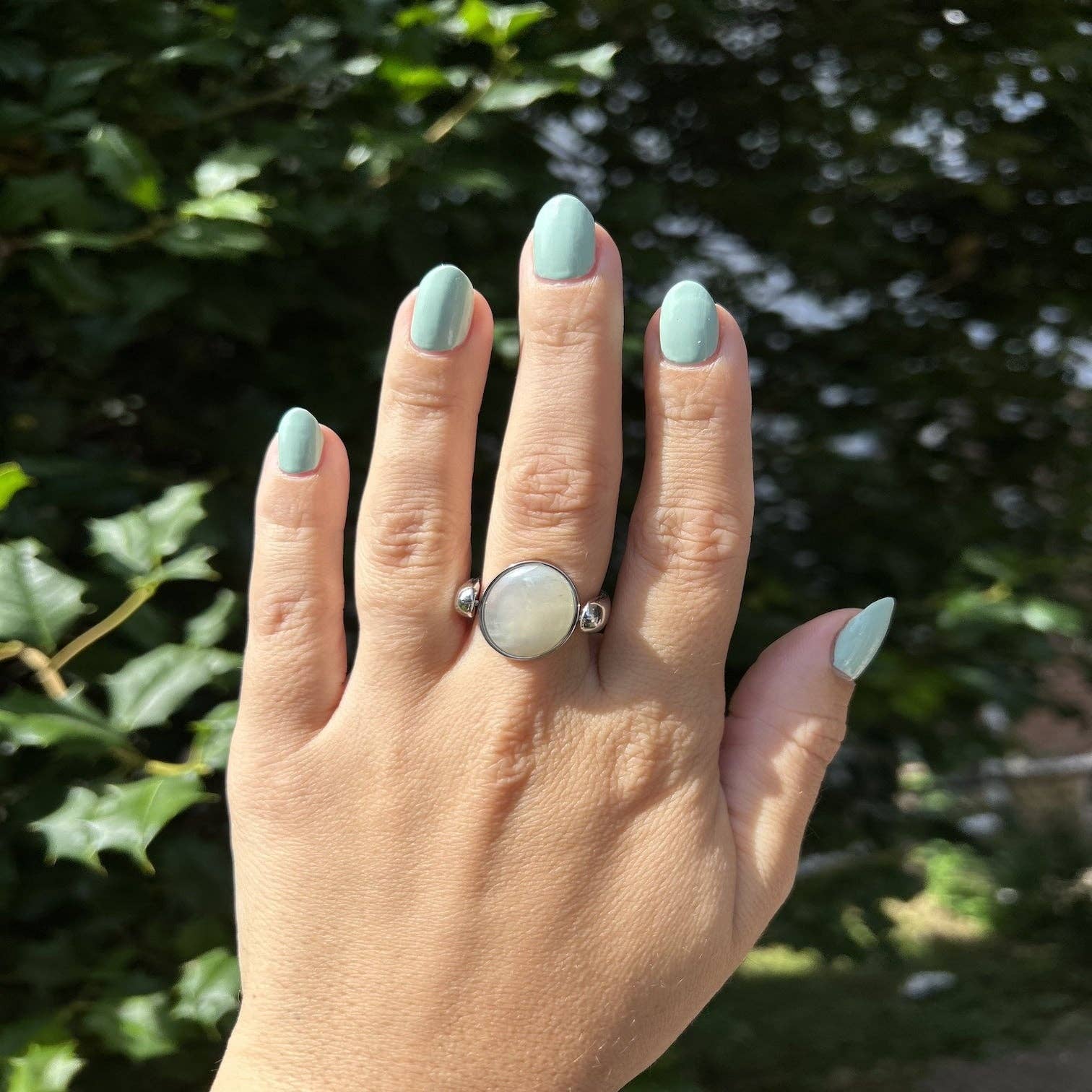 CONQUERing - Butter Jade Oval Crystal Element
