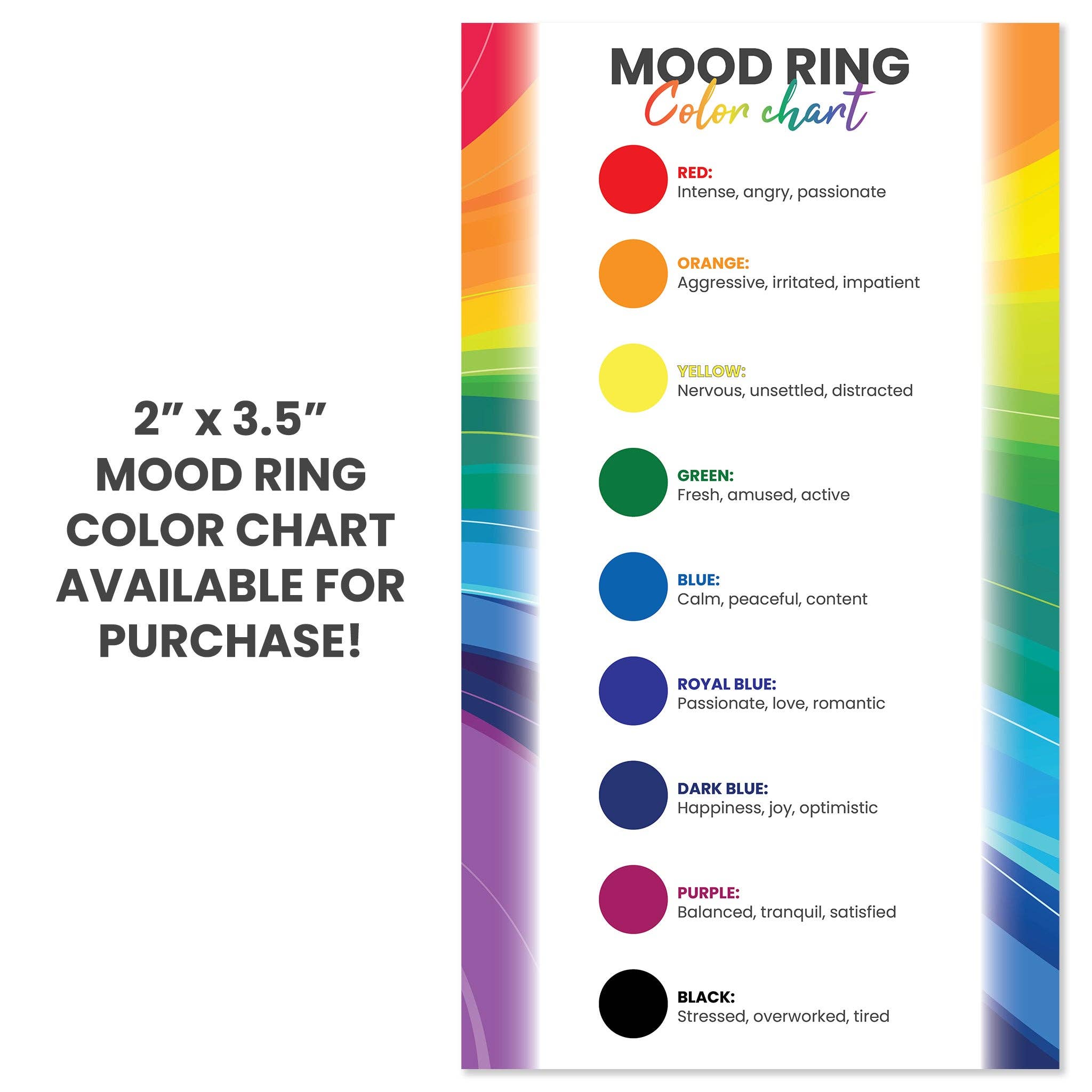 Mood Band Stainless Steel Ring