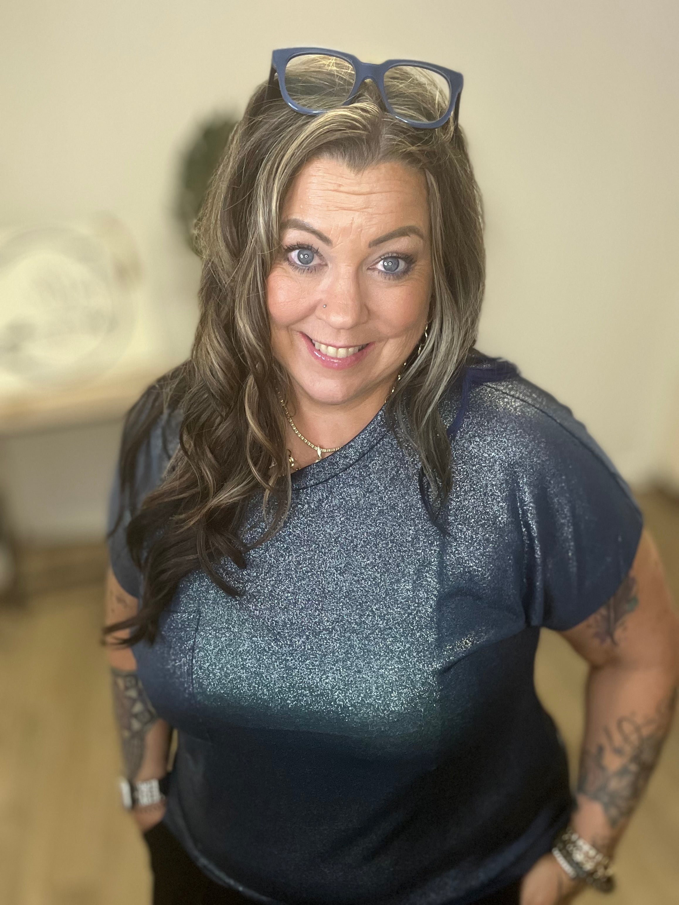 SHIMMER ME NAVY