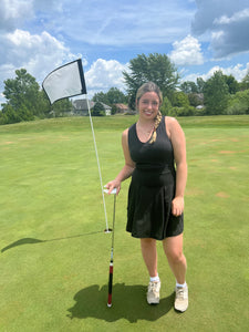 BUTTER V NECK GOLF DRESS AND PANTS