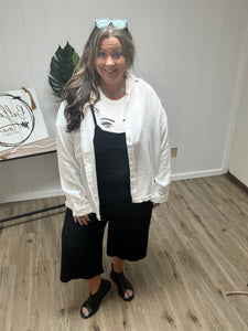 CURVY GAUZE LONG SLEEVE