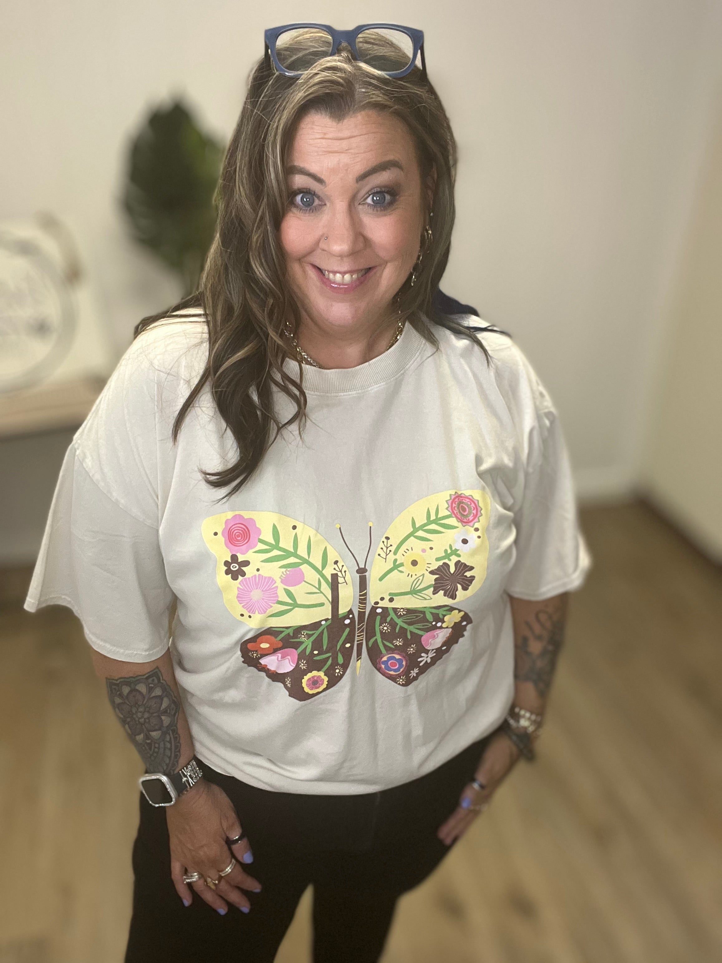 SUMMER BUTTERFLY TEE