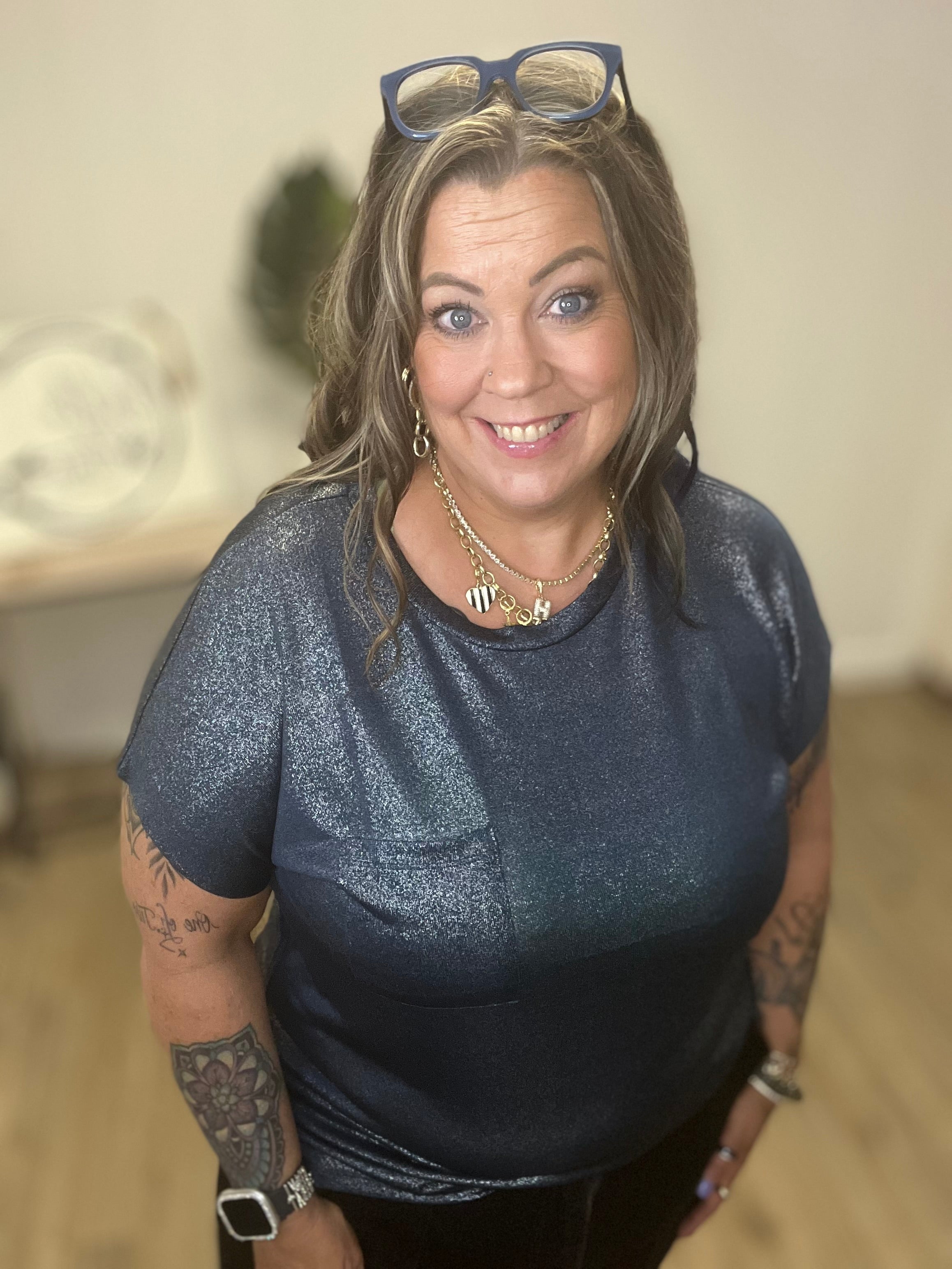 SHIMMER ME NAVY