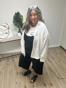 CURVY GAUZE LONG SLEEVE