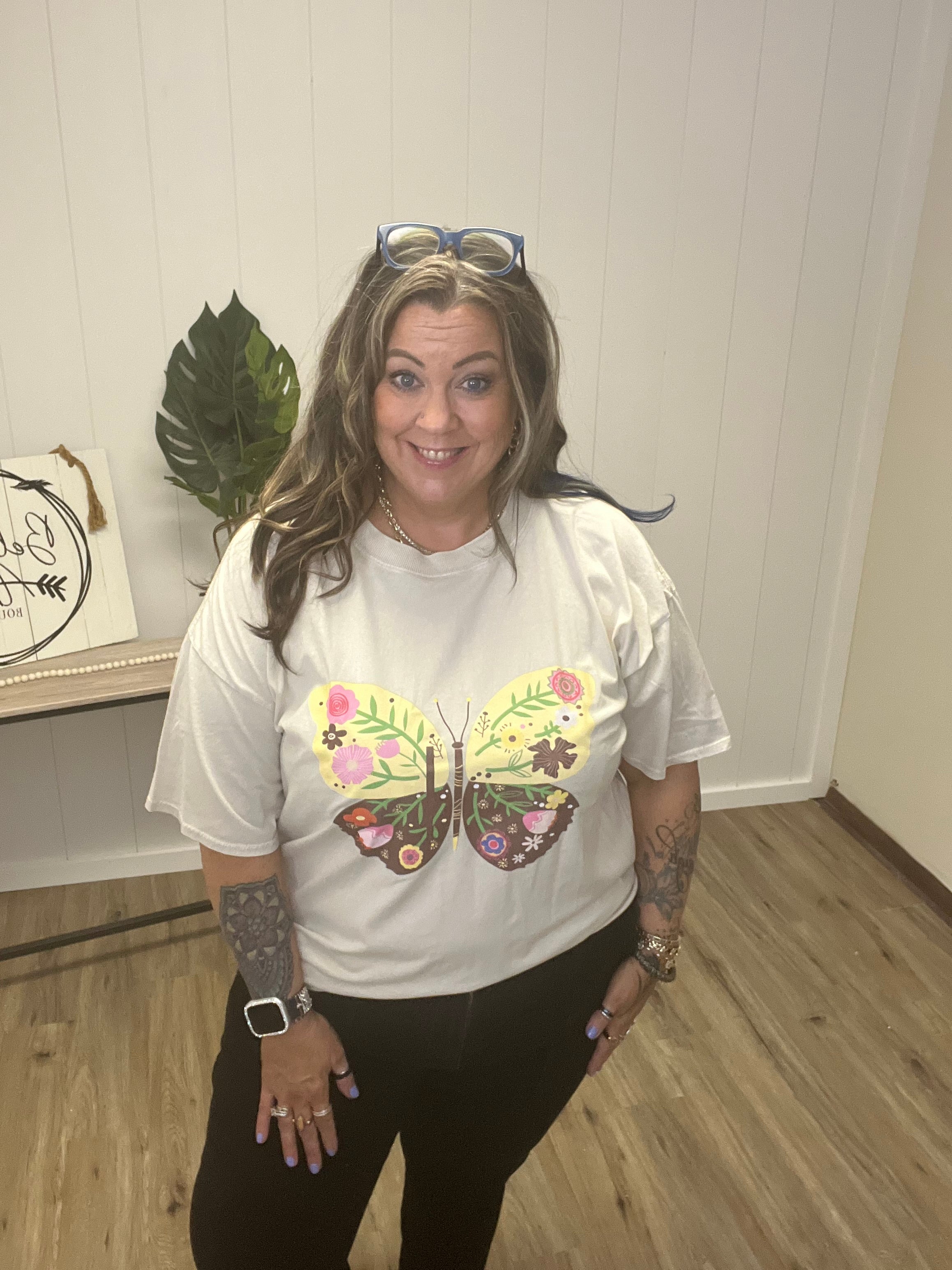 SUMMER BUTTERFLY TEE