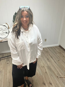 CURVY GAUZE LONG SLEEVE