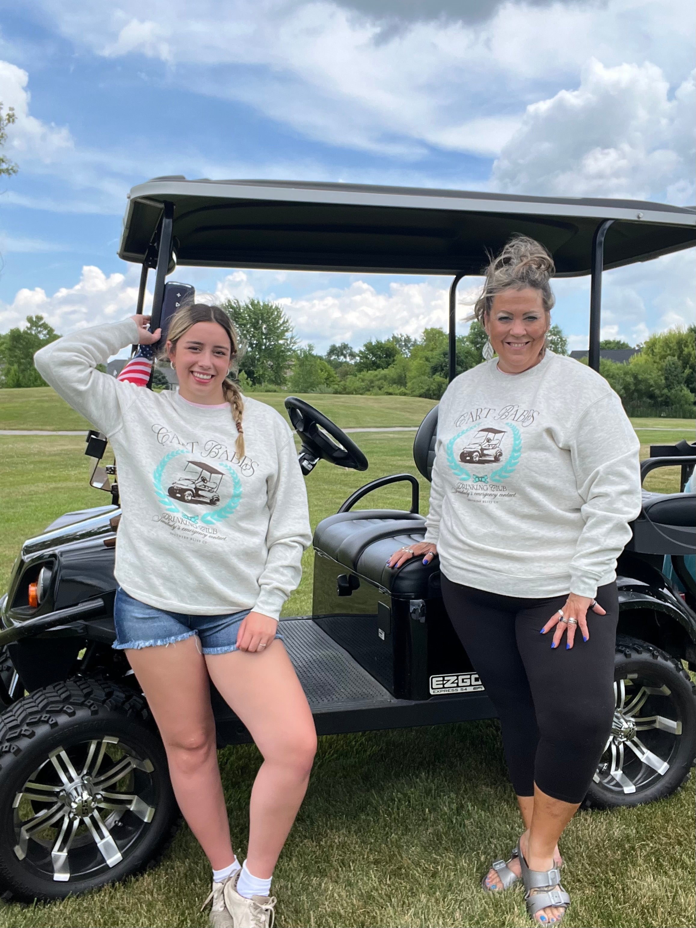 CART BABE SWEATSHIRT