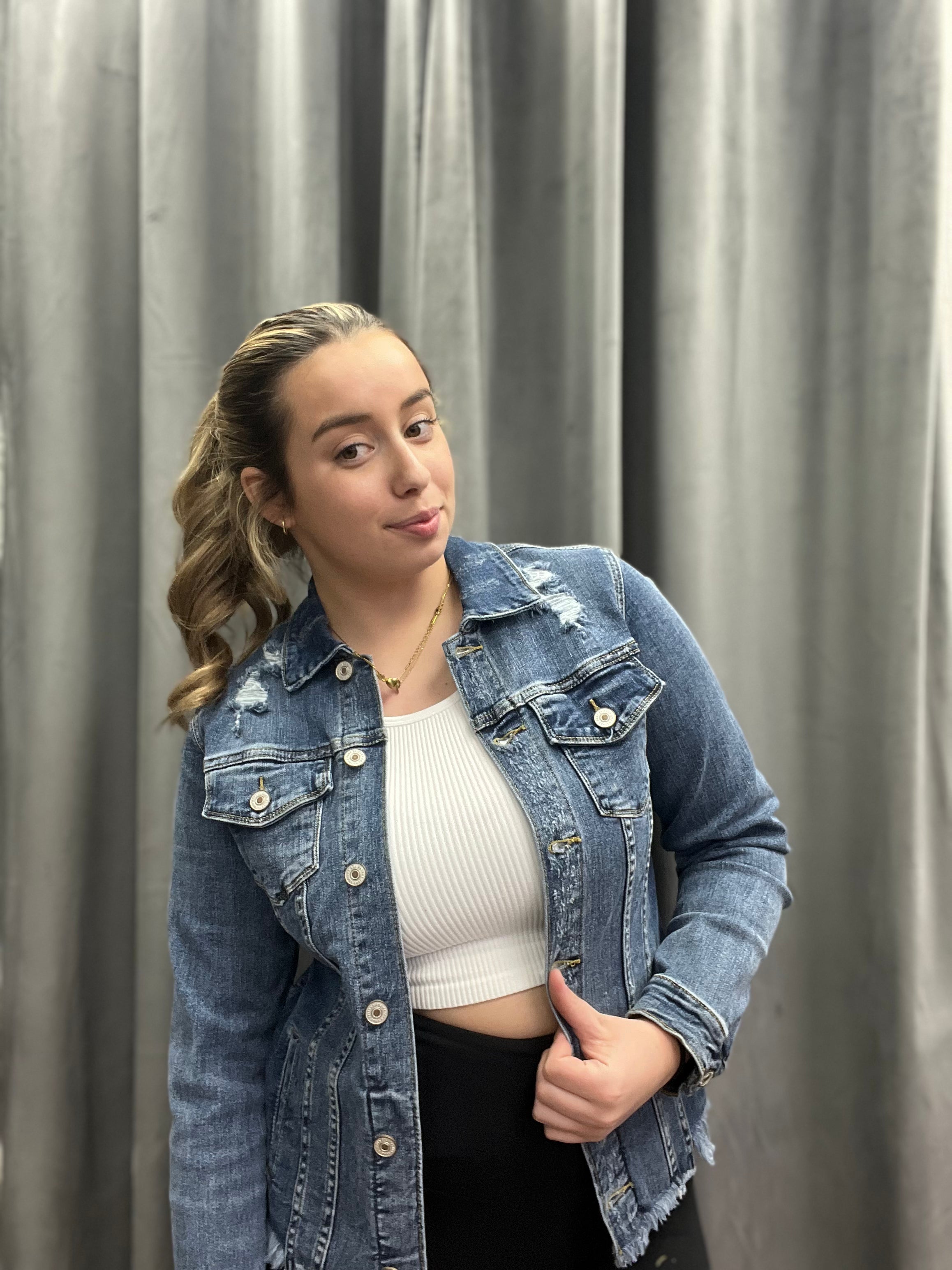 KANCAN ZOEY DENIM JACKET