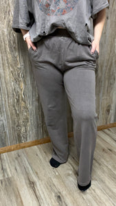 ZENANA WASHED WIDE LEG