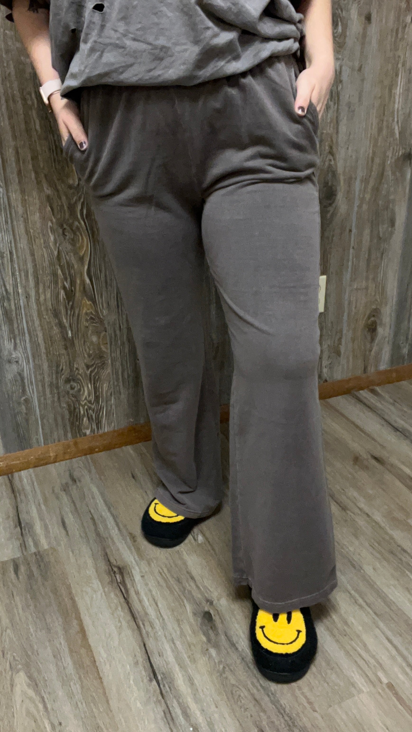 ZENANA WASHED WIDE LEG