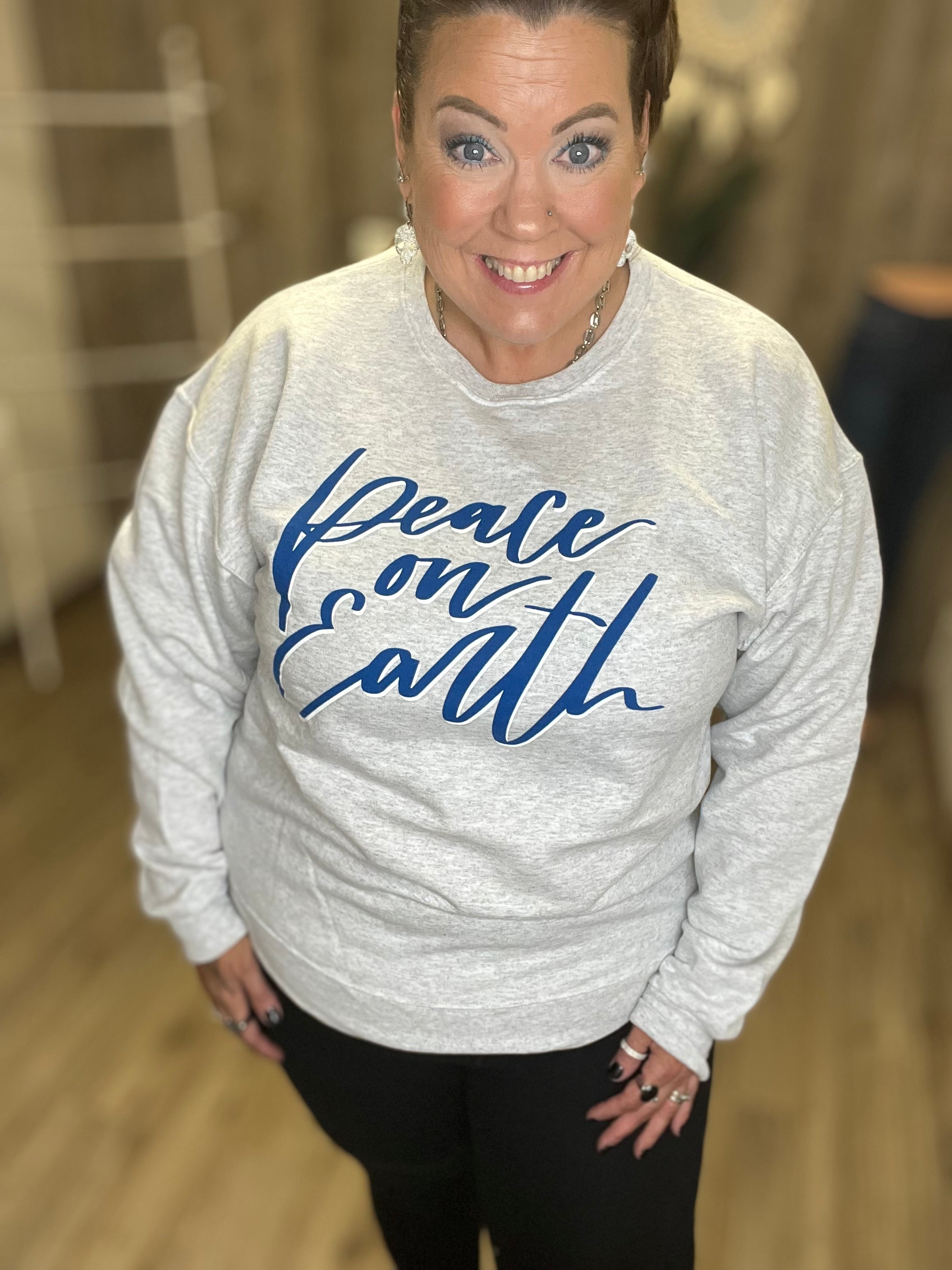PEACE ON EARTH SWEATSHIRT