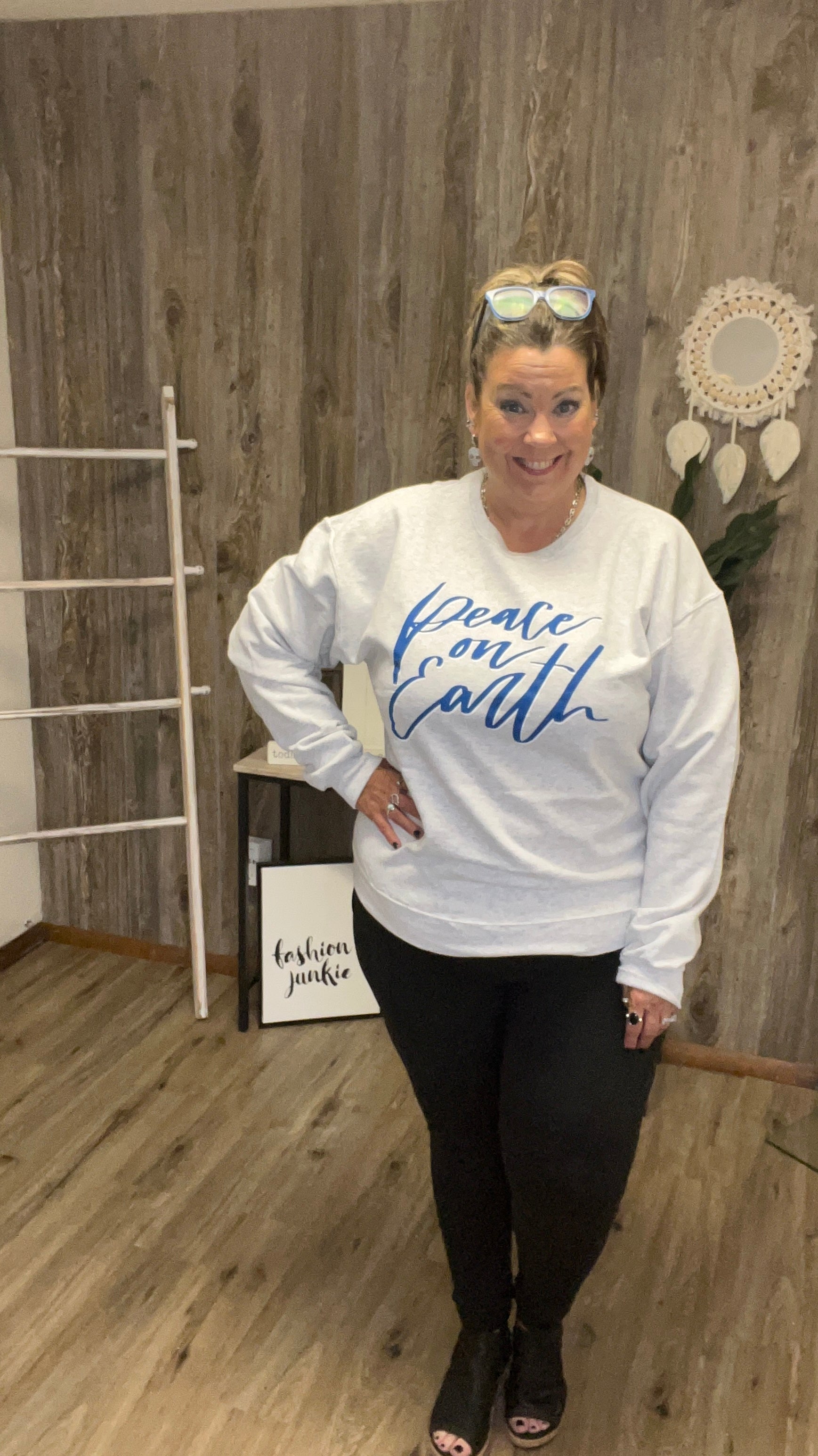 PEACE ON EARTH SWEATSHIRT