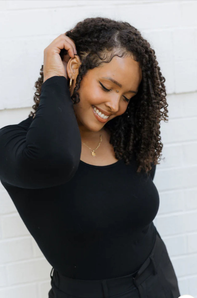 ELIETIAN CURVY LONG SLEEVE REVERSIBLE