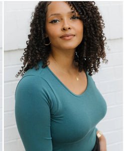 ELIETIAN CURVY LONG SLEEVE REVERSIBLE