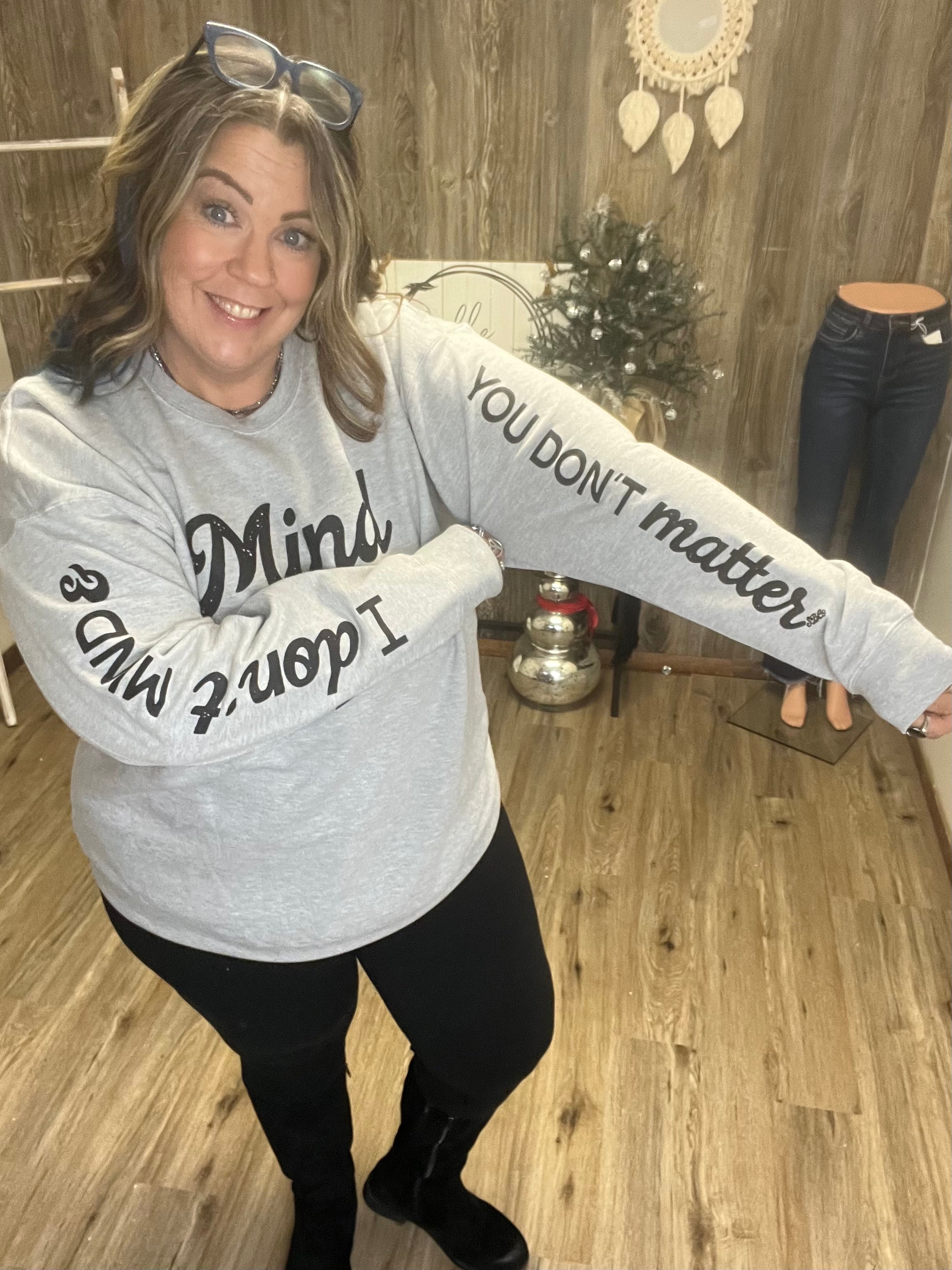 MIND OVER MATTER SWEATSHIRT