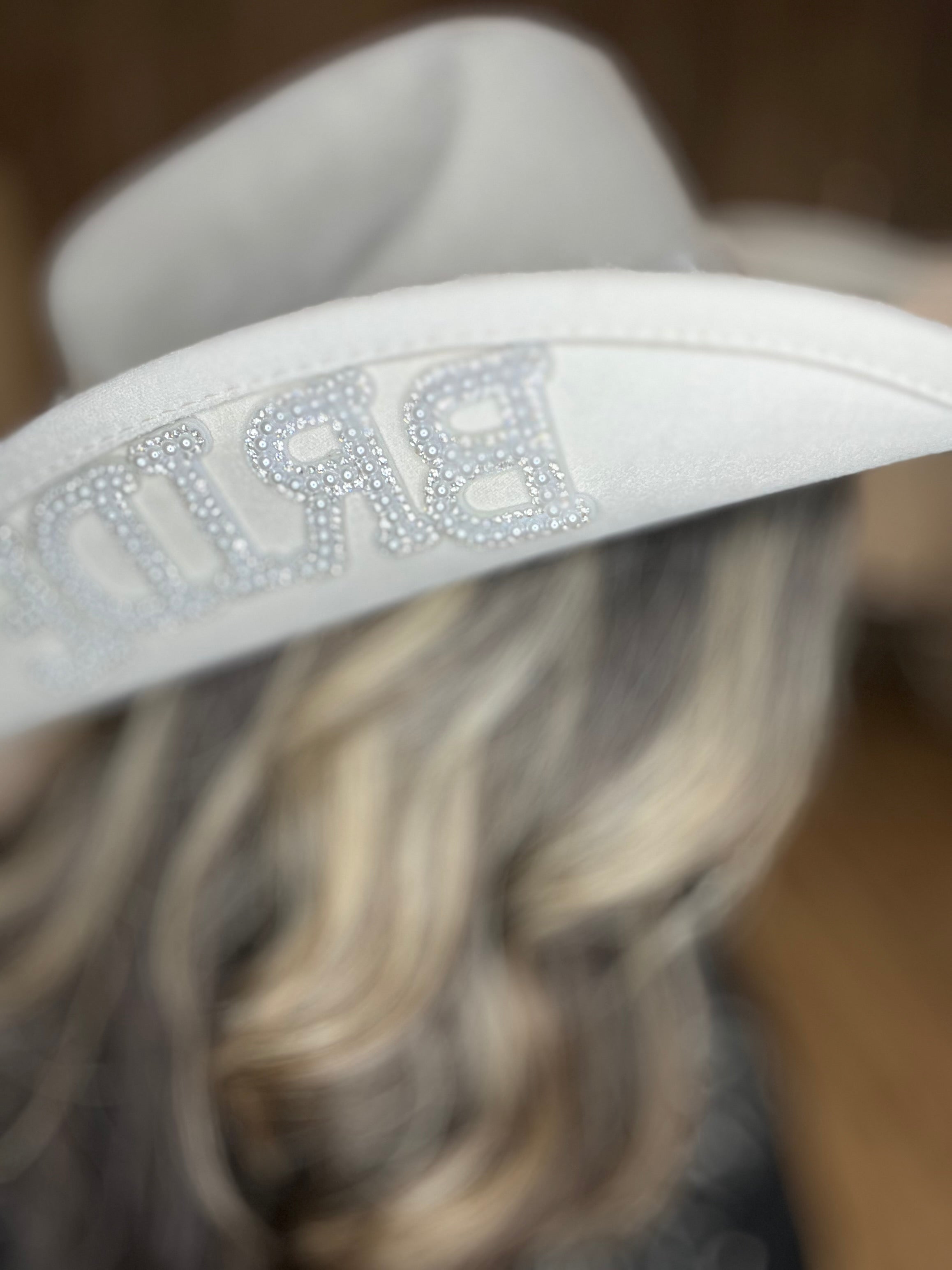 Bride Veil Cowboy Hat