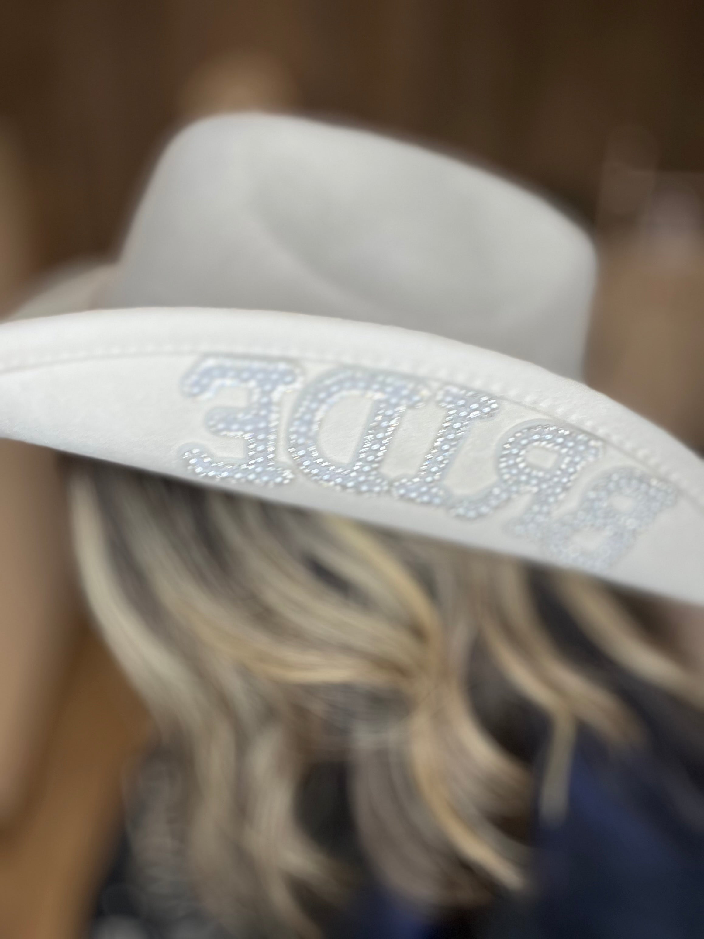Bride Veil Cowboy Hat