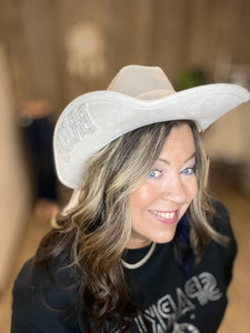 Bride Veil Cowboy Hat