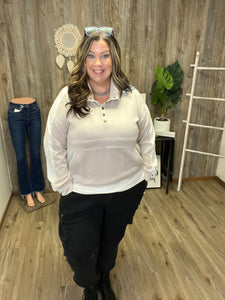 WHITE JUST LIKE THIS TOP