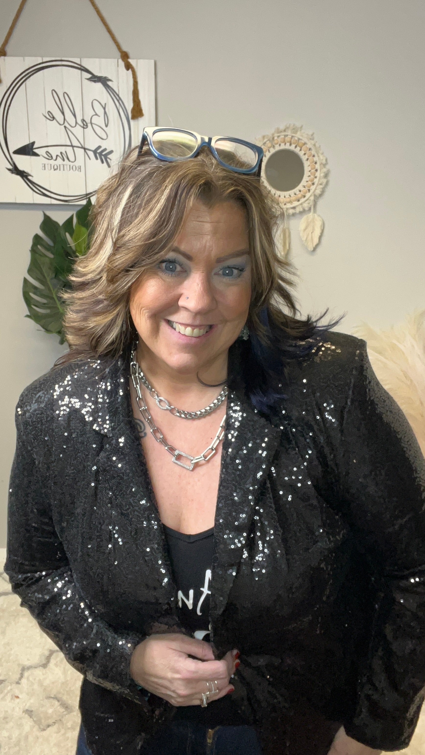 SOUTHERN SEQUIN BLAZER
