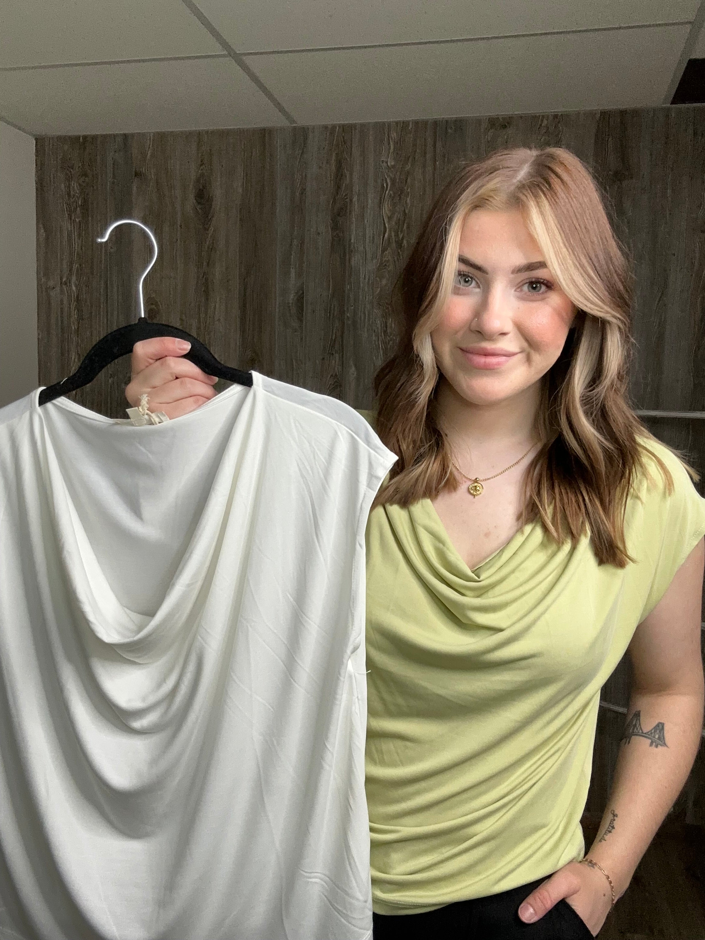 MYSTREE MODAL COWL NECK