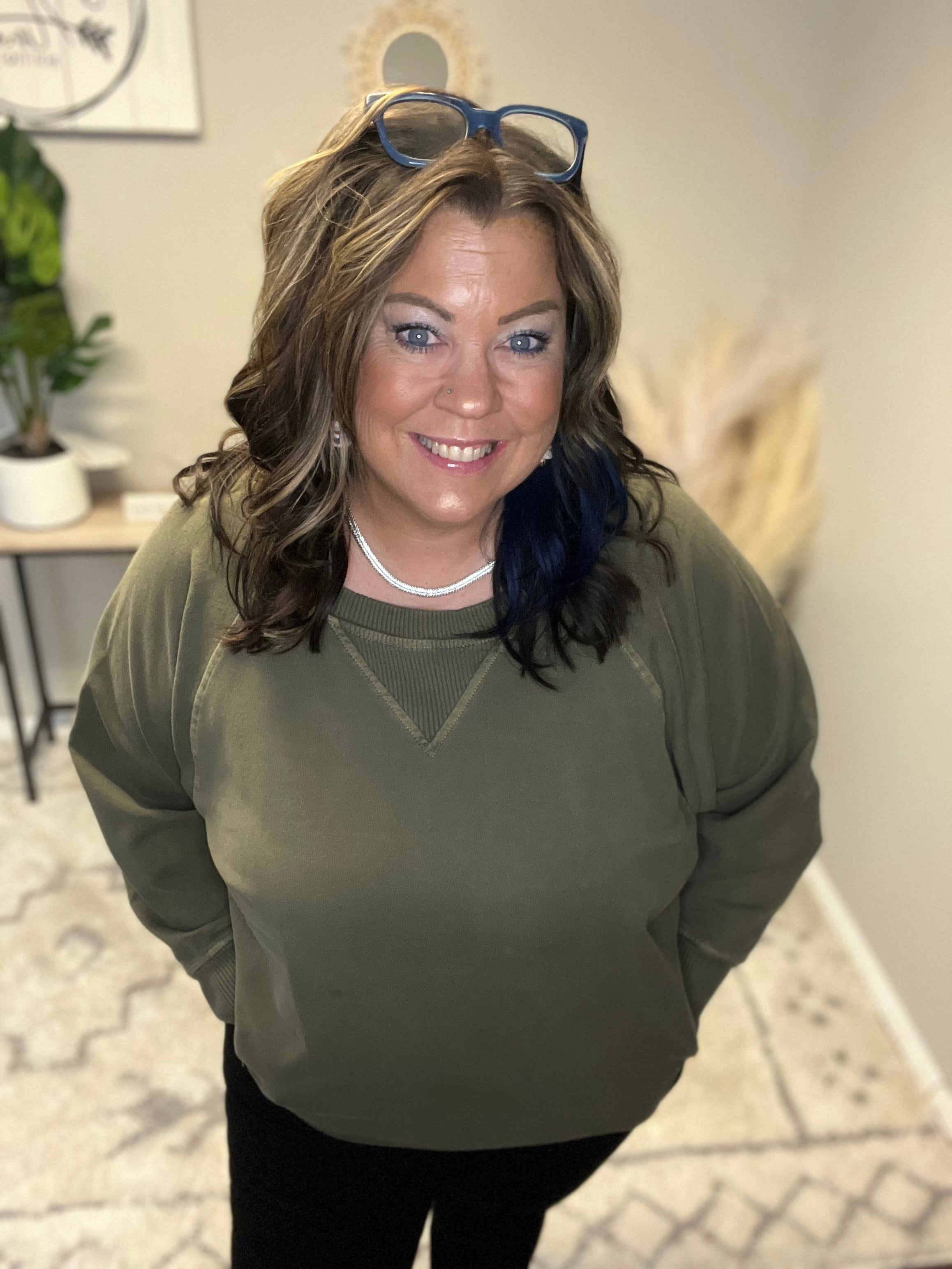ZENANA CURVY FRENCH TERRY